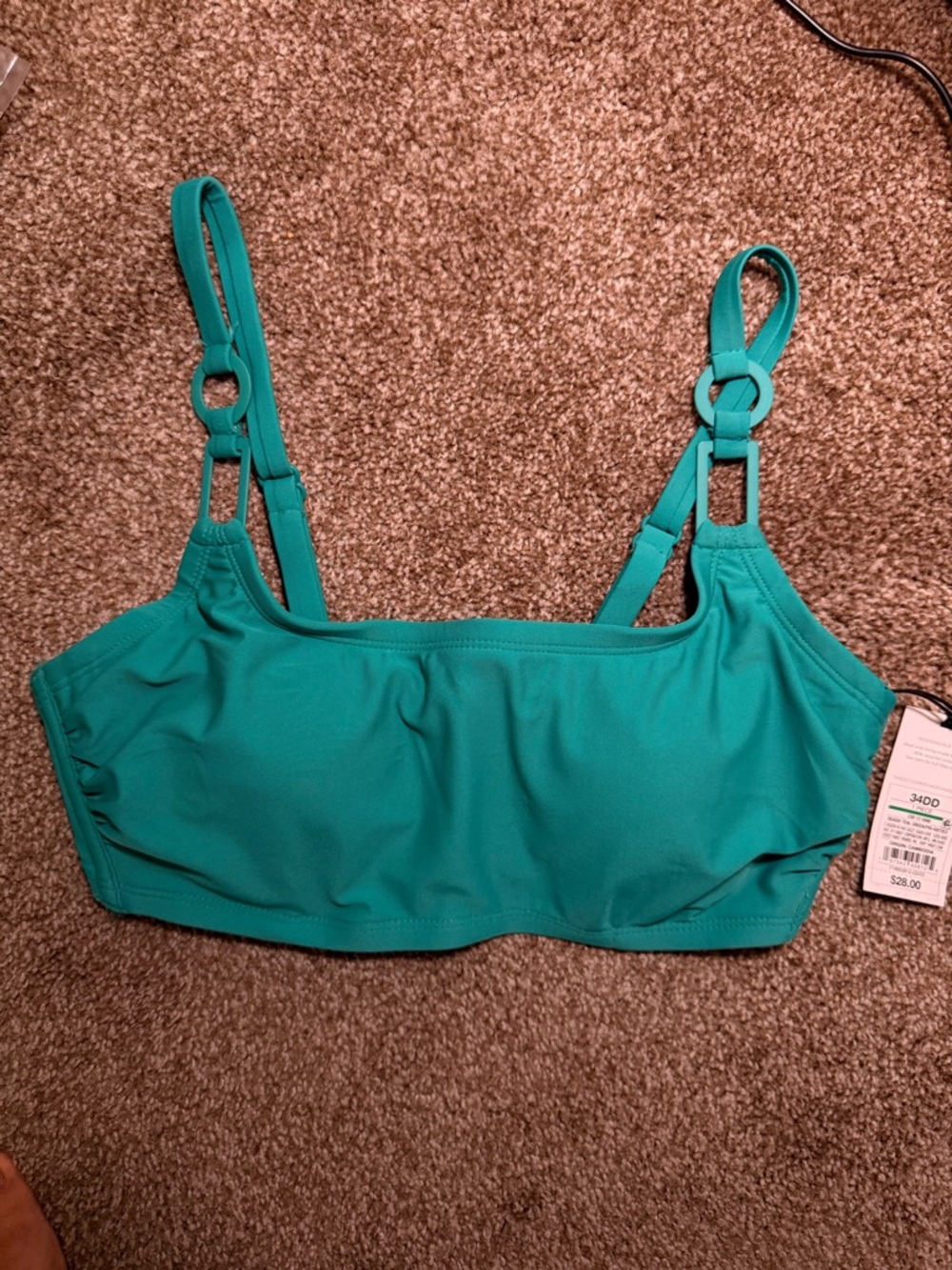 Shade & Shore Teal Bikini Top
